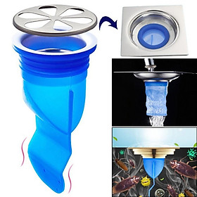 Mua Bộ van nắp bịt ống cống ngăn mùi hôi  côn trùng chất liệu silicon kèm nắp nhựa.