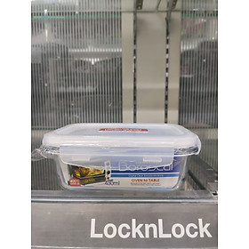 Hộp Thủy Tinh Chữ Nhật Lock&Lock Clear LLG424 (430ml)