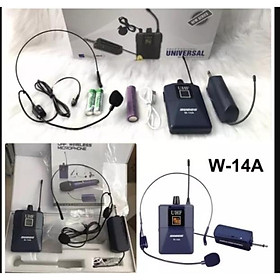 Mua Micro không dây đeo tai Subos W14A -dùng cho MC  đài truyền hình  ca sĩ  phóng viên  hội họp - chất lượng cao