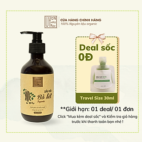 Dầu Gội Bồ Kết VƯỜN THẢO MỘC ORGANIC Phục Hồi Tận Sâu Dưỡng Tóc Đen Bóng Chai 300/500ml