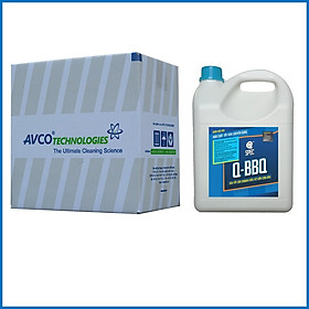 Siêu Tẩy Cặn Carbon Cháy Bếp Ăn AVCOChem - Q-BBQ - Sạch dầu mỡ cứng đầu - Thùng carton (4 x can 4 lít) - Hàng Chính Hãng