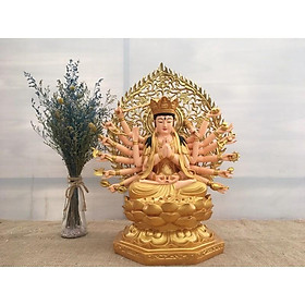 01 Tượng Phật Thiên thủ/ Chuẩn đề 40cm