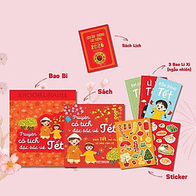 Sách Truyện Cổ Tích Đặc Sắc Về Tết - Sách Tết Mở Ra, Cả Nhà Rộn Rã