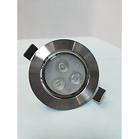 Mua bộ Đèn led dowlight mắt ếch âm trần 3W lỗ khoét 60mm hàng cao cấp giá rẻ