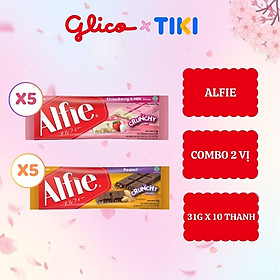 Socola dạng thanh GLICO Alfie (Combo 10 thanh mix vị)