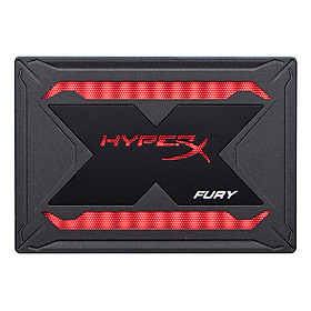 Kingston HyperX Fury RGB SSD SATA 3 2.5" Solid State Drive Gaming HDD Multi-Color RGB PCIe 3.0 with Black Case 240GB (960GB )