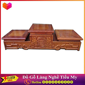 Mua Tam Cấp Gỗ Hương (Đế Kê Bát Hương) - Sang Trọng Và Linh Thiêng  Tam cấp 14: 47x14  cao 12