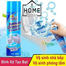 Bình Xịt Bọt Tuyết Tẩy Rửa Nhà Tắm - Vệ Sinh Bathroom Cleaner