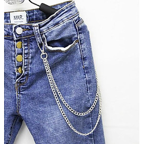 Dây xích quần titan phụ kiện unisex