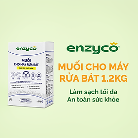 Muối Cho Máy Rửa Bát Enzyco Nhập Khẩu Từ Israel Muối Biển Tự Nhiên Tinh Khiết 1.2KG