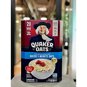 THÙNG YẾN MẠCH QUAKER OATS CÁN DẸT QUICK 1 MINUTE 4.52KG