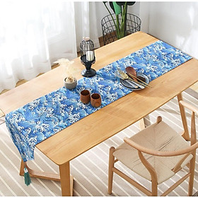 Mua Khăn trải bàn  khăn trải bàn Tết họa tiết lớp sóng may mắn - cutam.homedecor