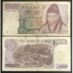 Mua Tiền xưa Hàn Quốc 1000 won sưu tầm