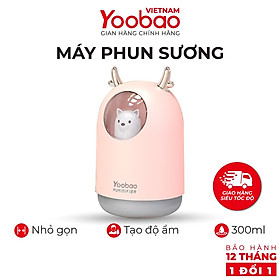 Máy phun sương tạo độ ẩm YOOBAO M106 giúp tạo độ ẩm bảo vệ chống khô da Dung tích 300ml - Hàng nhập khẩu