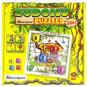 Trò Chơi Sudoku Puzzle 2 Trong 1 LHT - Động Vật