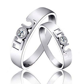 Nhẫn Đôi Bạc Hiểu Minh NC017 i s2 u