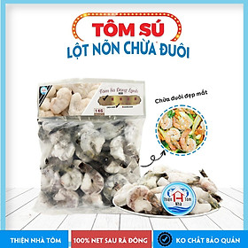 Tôm Sú Lột Nõn Chừa Đuôi Đông Lạnh Thiện Nhà Tôm Túi 1kg Food Thức Ăn