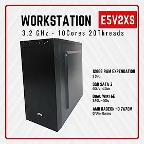 Mua Máy trạm Intel Workstation E5V2 10 lõi 20 luồng – E5V2XS- Intel 10 lõi 20 luồng  – 3.2 Ghz ( Hàng chính hãng)