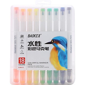 Bút lông hai đầu marker baoke - d289