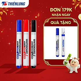 Combo 12 bút lông bảng - White Board Marker Thiên Long WB-03 Plus - Màu mực mới đậm nét hơn