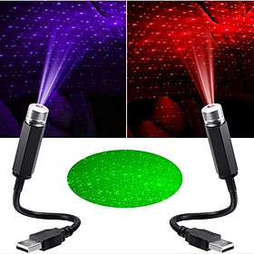 Đèn Laser Trang Trí Chiếu Trần Nhà, Trần Xe Nguồn Usb