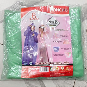 Áo mưa dây kéo trong màu Rando( sỉ ib)