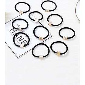 Bộ 10 Dây Buộc Tóc Hàn Quốc Thời Trang