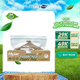 Mua Túi zip Myjae hai đường kéo tự huỷ sinh học (XL)