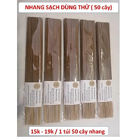 Túi 50 cây Nhang Quế Trà Bồng - NHANG SẠCH 100 % MÓN QUÀ TỪ THIÊN NHIÊN