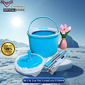 Mua Bộ Cây Lau Nhà Huyền Thoại Xoay Tay Lock&Lock ETM440 - Hàng Chính Hãng