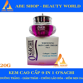 KEM OSACHI TÍM 9 IN 1 - O'SACHI WHITENIG SKIN CARE CREAM 20G - MỜ THÂM NÁM - CHỐNG LÃO HOÁ DA