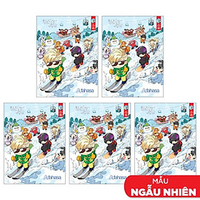 Combo 5 Tập Học Sinh 4 Ô Ly 100 Trang ĐL 100g/m2 - FAHASA - Lớp Học Mật Ngữ (Mẫu Màu Giao Ngẫu Nhiên)