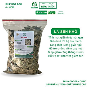 500g Lá Sen Khô - Hỗ Trợ Mất Ngủ, Giảm Cân, Mỡ Máu, Cao Huyết Áp, Chống Béo Phì