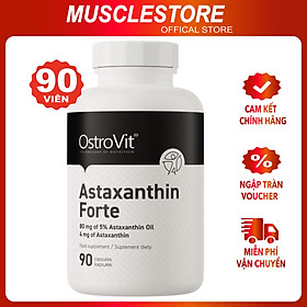 Ostrovit Astaxanthin FORTE (90 Viên) Chống Oxy Hóa Mạnh, Đẹp Da, Tăng Cường Hệ Miễn Dịch