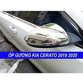 Ốp Gương Mạ Crom Xe Kia Cerato 2019 2020