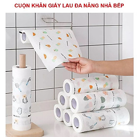 Khăn Giấy Đa Năng Lau Bếp, Lau Tay, Cuộn Giấy Đa Năng Có Thể Tái Sử Dụng