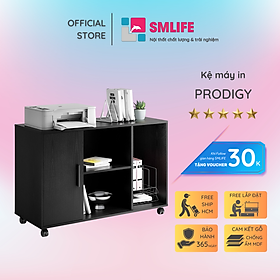 Kệ để máy in gỗ smlife pochama