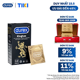 Bao cao su Durex Kingtex 12 bao