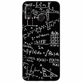 Ốp lưng in cho Samsung A20/ A30 Mẫu Toán Học 1