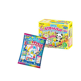 Combo 2 hộp kẹo popin cookin đồ chơi ăn được gồm: thế giới sắc màu + làm kem/ diệu kỳ