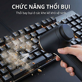 Máy Hút Thổi Bụi Không Dây MK367 kèm phụ kiện hút bụi - Hàng chính hãng