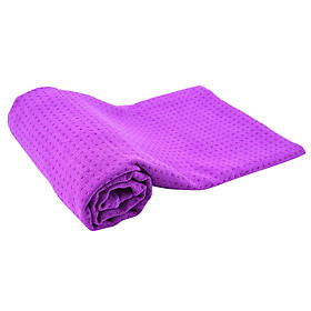 Khăn trải thảm yoga cotton hạt cao su non Senior cao cấp