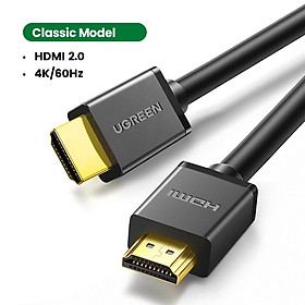 Mua Cáp HDMI Ugreen hỗ trợ Ethernet 3D 4K@60hz HDR 18Gbps 1m-5m vỏ bọc PVC Hàng chính hãng
