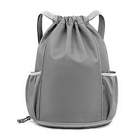 Balo thời trang túi rút phong cách Hàn Quốc dày dặn chống thấm nước - BEE GEE – BLTT9147 - Màu Xám