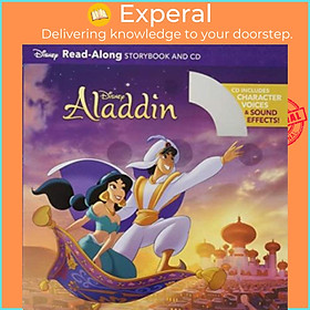 Hình ảnh Sách - Aladdin Read-Along Storybook and CD by Disney Book Group (US edition, paperback)