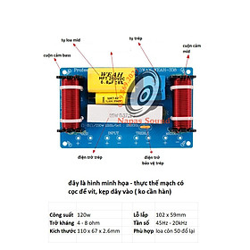 BỘ 02 MẠCH PHÂN TẦN WEAH338 - LẮP 1 BASS 1 MID 1 TRÉP - PHÂN TẦN LOA 3 ĐƯỜNG TIẾNG