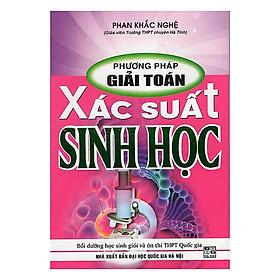 [Download Sách] Phương Pháp Giải Toán Xác Suất Sinh Học