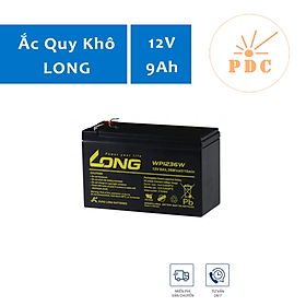 Bình Ắc Quy Khô LONG 12V-9AH WP1236W dùng cho ups, lưu điện cửa cuốn, lưu điện máy tính, loa kéo