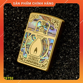 Mua Hột Quẹt Bật Lửa Xăng Đá Zorro Z8750 Khảm Trai Khắc Họa Tiết Đèn Bão Cổ Xưa Cực Độc