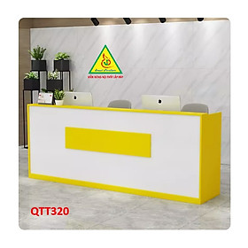 Mua Quầy lễ tân công ty  quầy thu ngân  bàn dịch vụ thương mại đơn giản và hiện đại  QTT320